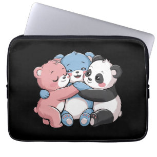 Funda Para Portátil Osos de peluche con panda