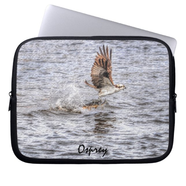 Funda Para Portátil Osprey & Fish Willife Photo Gift (Frente)