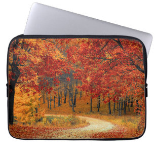 Funda Para Portátil otoño en el bosque