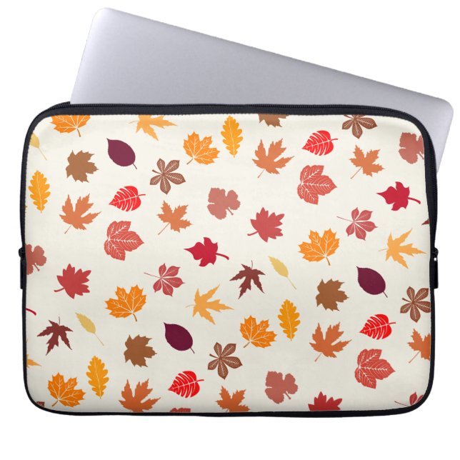 Funda Para Portátil Otoño Vibes Fall Leaves (Frente)