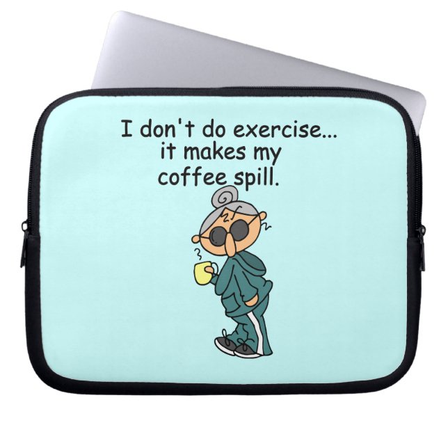 Funda Para Portátil Otra Razón Para No Ejercer (Frente)