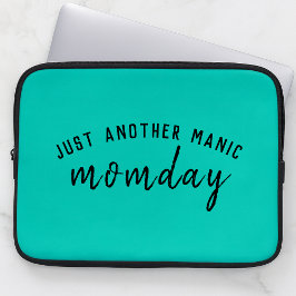 Funda Para Portátil Otro momento maniático | Super Mom Trendy Green