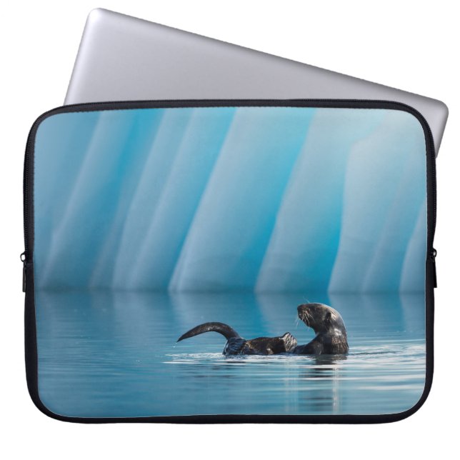 Funda Para Portátil Otter marino lúdico (Frente)