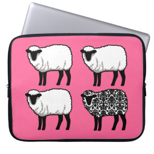 Funda Para Portátil Oveja negra de Damasco