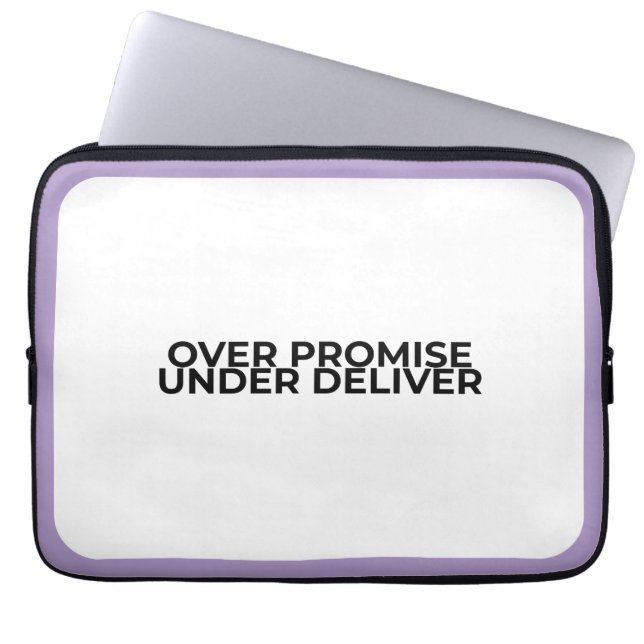 Funda Para Portátil Over Promise Under Deliver Professional  (Frente)