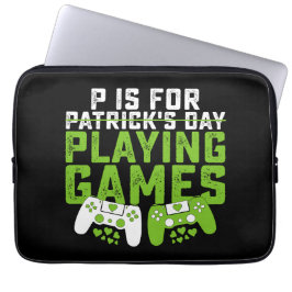 Funda Para Portátil P es para jugar juegos de azar St Patrick's