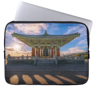 Funda para portátil Pabellón Coreano Arte de via