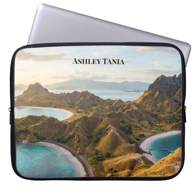 Funda Para Portátil Padar Island Sunset Landscape Canvas (Frente)