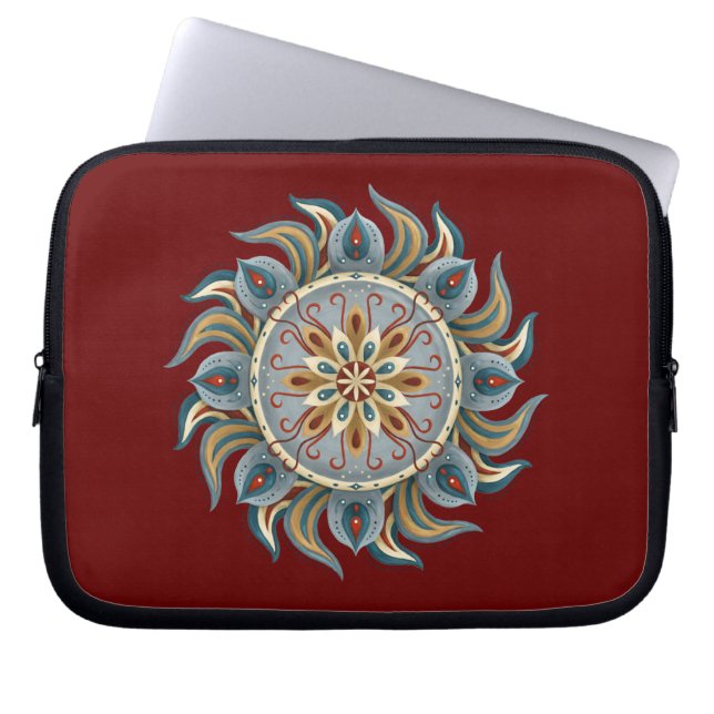 Funda Para Portátil Painterly Mandala (Frente)