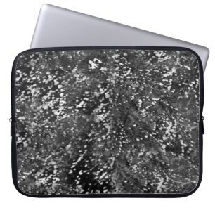 Funda Para Portátil País Piel de vaca blanco y negro occidental