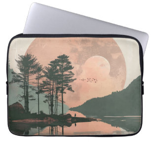 Funda Para Portátil Paisaje abstracto de Boho (1)