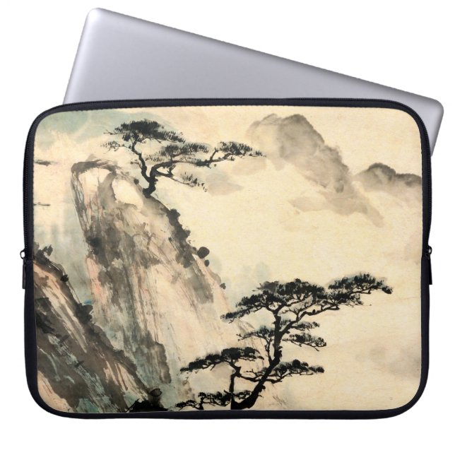 Funda Para Portátil Paisaje chino.chino,pintura,japón (Frente)