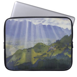 Funda Para Portátil Paisaje de montaña en Suiza (Serebriakova)