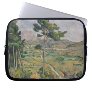 Funda Para Portátil Paisaje de Paul Cezanne el con el viaducto