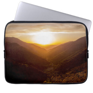 Funda Para Portátil Paisaje de Sunset Over Mountains