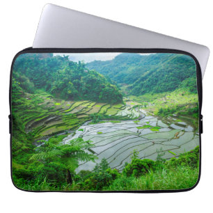 Funda Para Portátil Paisaje de terrazas de arroz, Filipinas