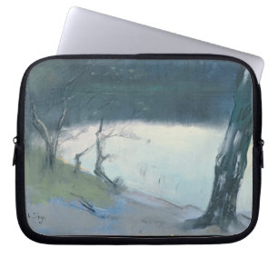 Funda Para Portátil Paisaje (en colores pastel en lona)