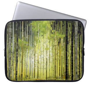 Funda Para Portátil Paisaje Forestal Art Decor Paint Mosaic