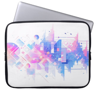 Funda Para Portátil Paisaje geométrico soñador del cielo