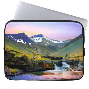 Funda Para Portátil Paisaje hermoso del paisaje de Islandia