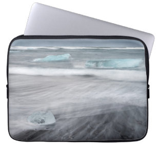 Funda Para Portátil Paisaje marino agitado con hielo, Islandia