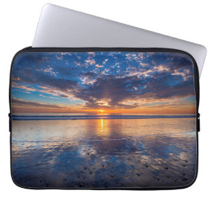 Funda Para Portátil Paisaje marino dramático, puesta de sol, CA