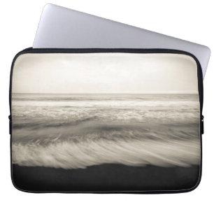 Funda Para Portátil Paisaje marino en B&W, Hawái
