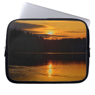 Funda Para Portátil Paisaje Natural Canadiense Lago Cariboo Sunset