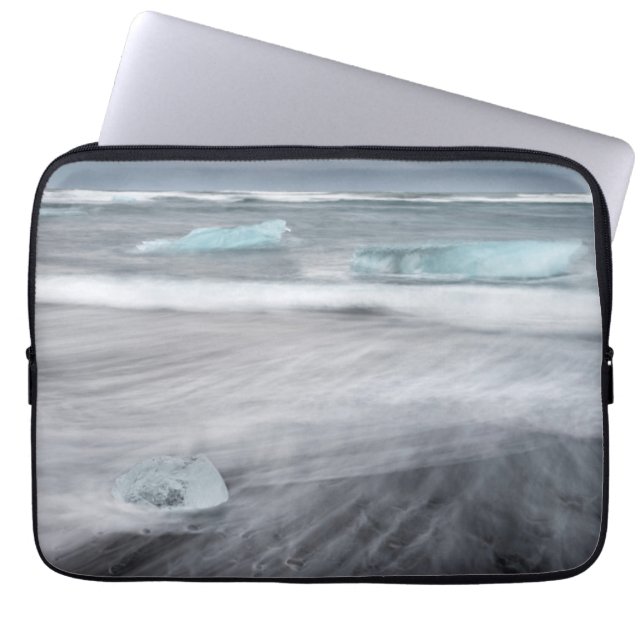 Funda Para Portátil Paisaje seco con hielo (Frente)