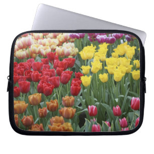 Funda Para Portátil Países Bajos, Jardines Keukenhoff, tulipanes.