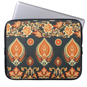 Funda Para Portátil Paisley Floral: La etnia oriental sin foco
