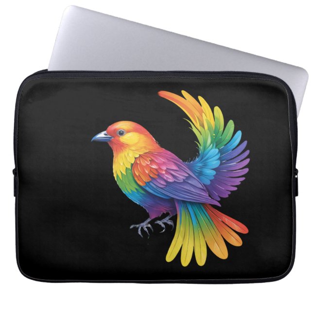 Funda Para Portátil Pájaro colorido (Frente)
