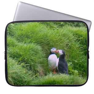 Funda Para Portátil Pájaro islandés de aleta negra