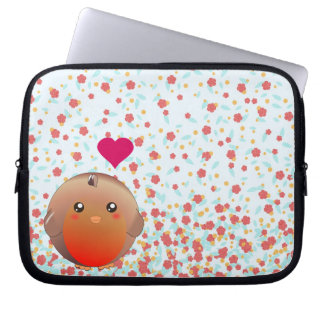 Funda Para Portátil Pájaro lindo del petirrojo