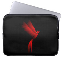 Pájaro rojo de fuego