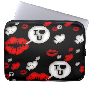 Funda Para Portátil Palabras de Librete y Amor