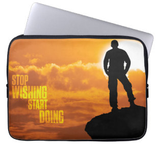 Funda Para Portátil Palabras Motivacionales - Dejar De Desear, Empezar