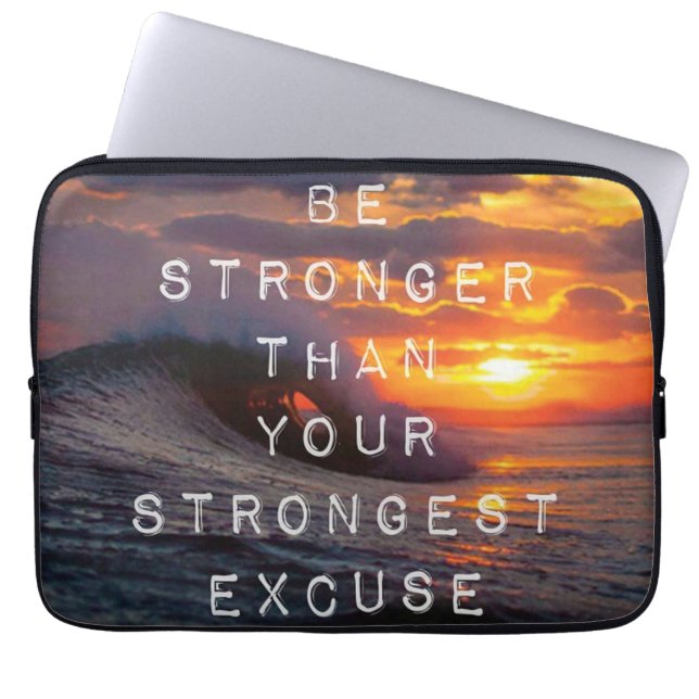 Funda Para Portátil Palabras Motivacionales - Sean Más Fuertes Que Sus (Frente)