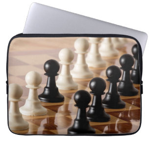 Funda Para Portátil Palancas en el tablero de ajedrez