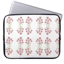 Funda Para Portátil Pale pink abstract florals 