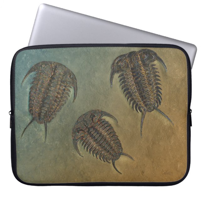 Funda Para Portátil "Paleo-moda" Ceraurus Fossil Trilobita (Frente)