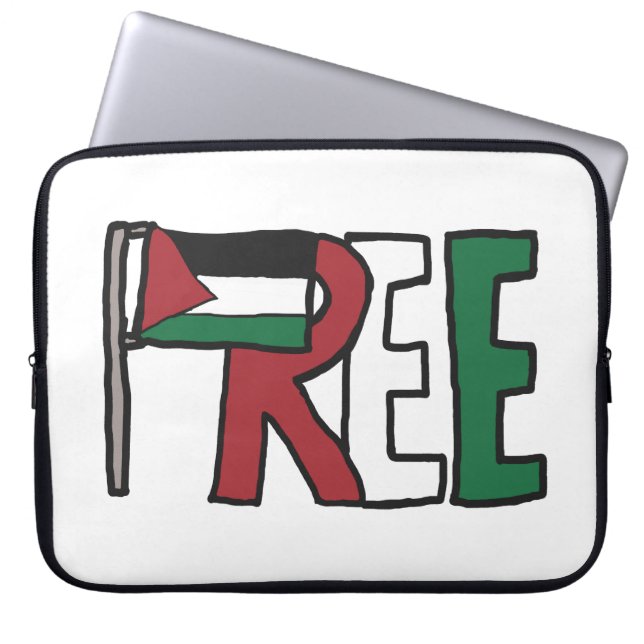 Funda Para Portátil Palestina Libre (Frente)