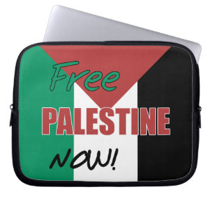 Funda Para Portátil Palestina Libre ahora bandera palestina