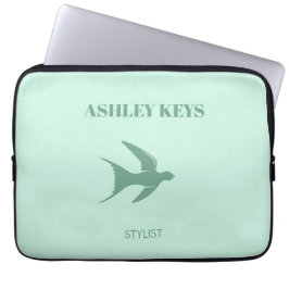 Funda Para Portátil Paleta verde azulada elegante