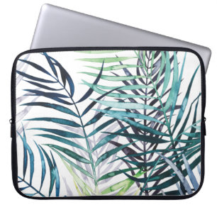 Funda Para Portátil Palmeras iluminadas - Hojas tropicales