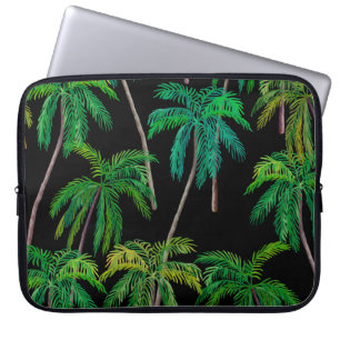 Funda Para Portátil Palmeras: Patrón de verano acrílico.