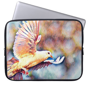 Funda Para Portátil paloma acuarell