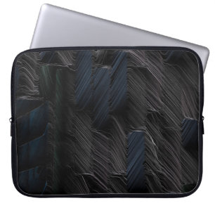 Funda Para Portátil Palos azules y verdes sobre recipientes de plástic
