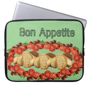 Funda Para Portátil Pan de tomate para mangas de ordenador portátil