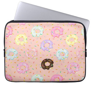 Funda Para Portátil Panadería de pastelería pastel Sprinkles Donuts pa